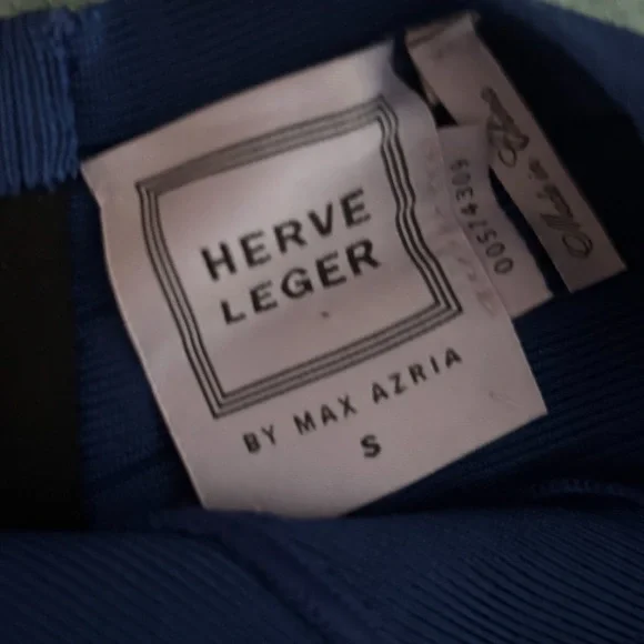 Herve leger Royal Blue Midi Dress - Picture 3 of 3